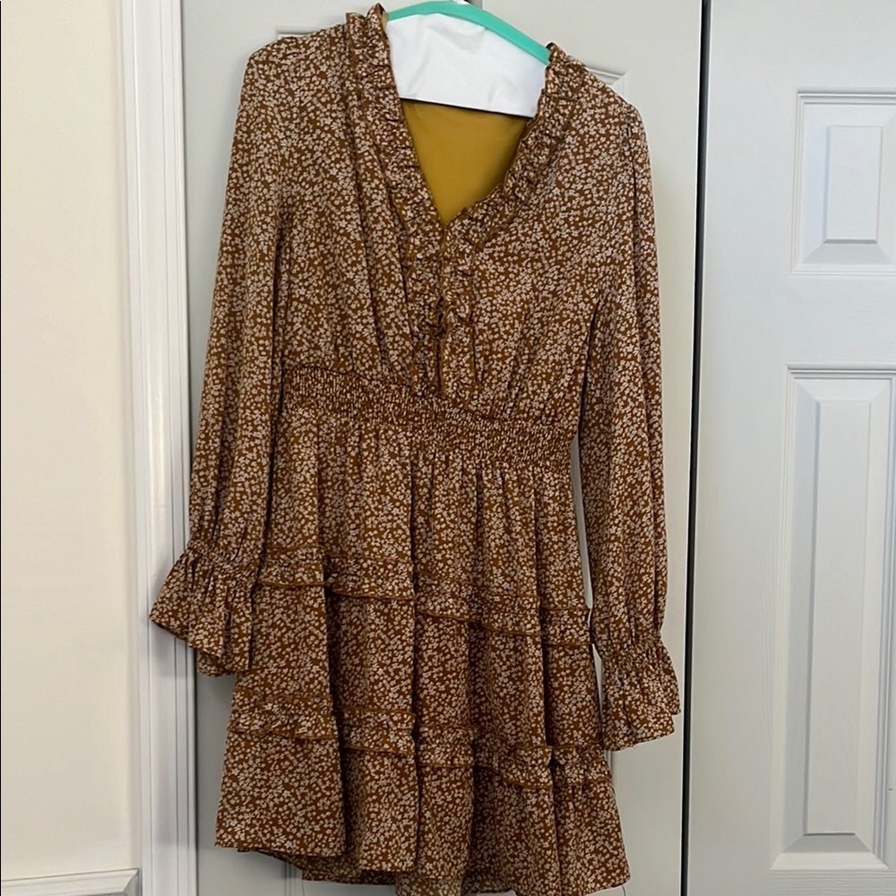 Floral Long Sleeve Dress